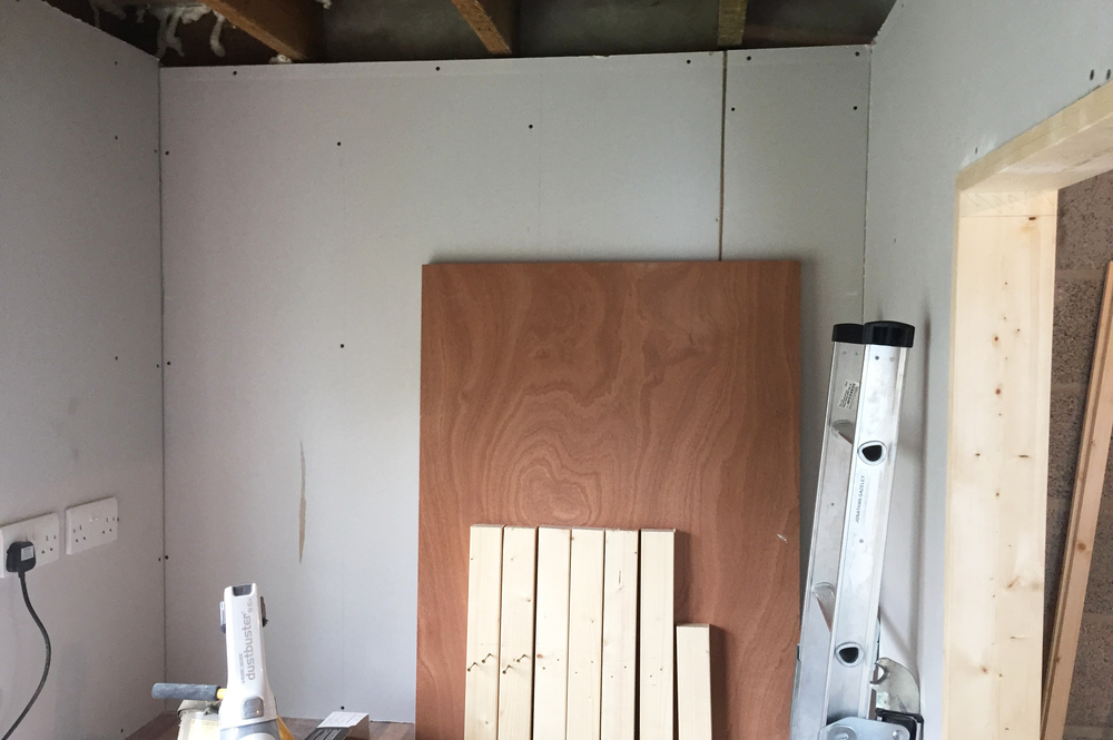 Wall boarding complete